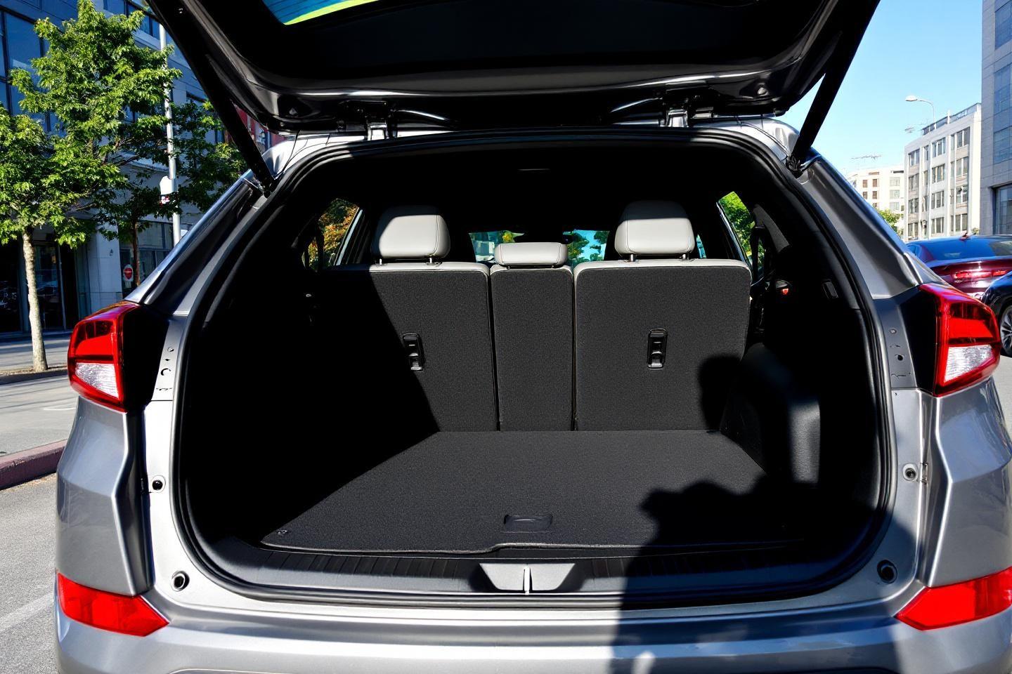 Volume coffre Hyundai Tucson : 616L extensible à 1795L