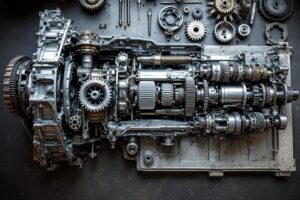 Vue éclatée boîte de vitesses Renault Kangoo : guide complet