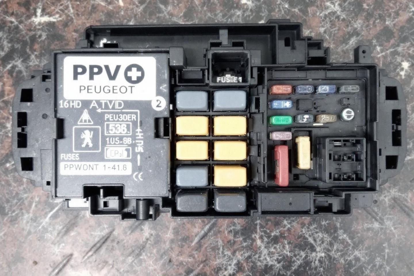 Schéma fusibles Peugeot Partner 1.6 HDi : guide complet