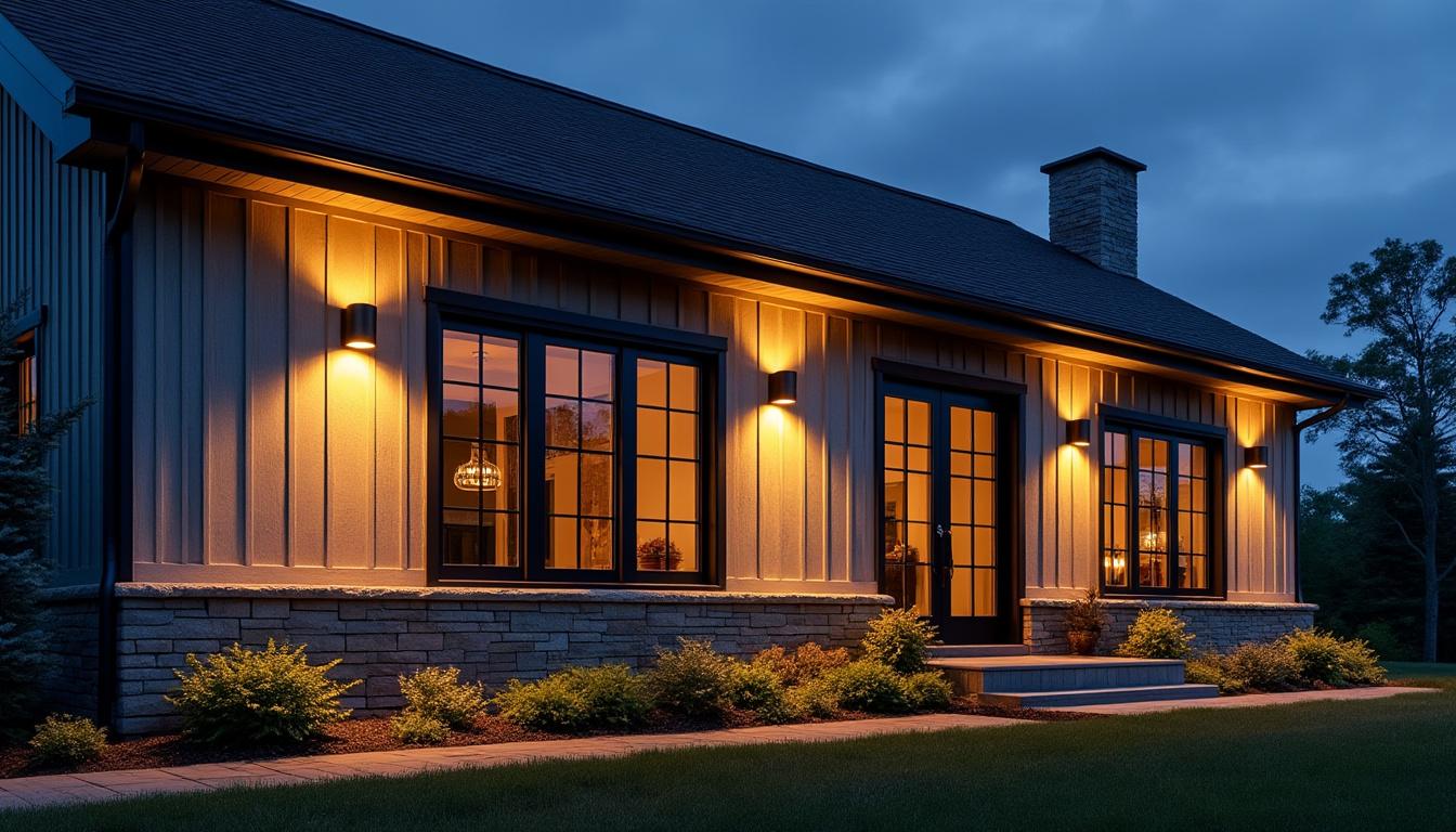 explorez notre large gamme d'éclairages led conçus pour sublimer et mettre en valeur la façade de votre maison avec élégance et efficacité énergétique.