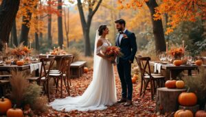 découvrez une inspiration automnale unique pour un mariage d'exception avec ulrike photographe, où chaque détail célèbre la beauté chaleureuse de l'automne.