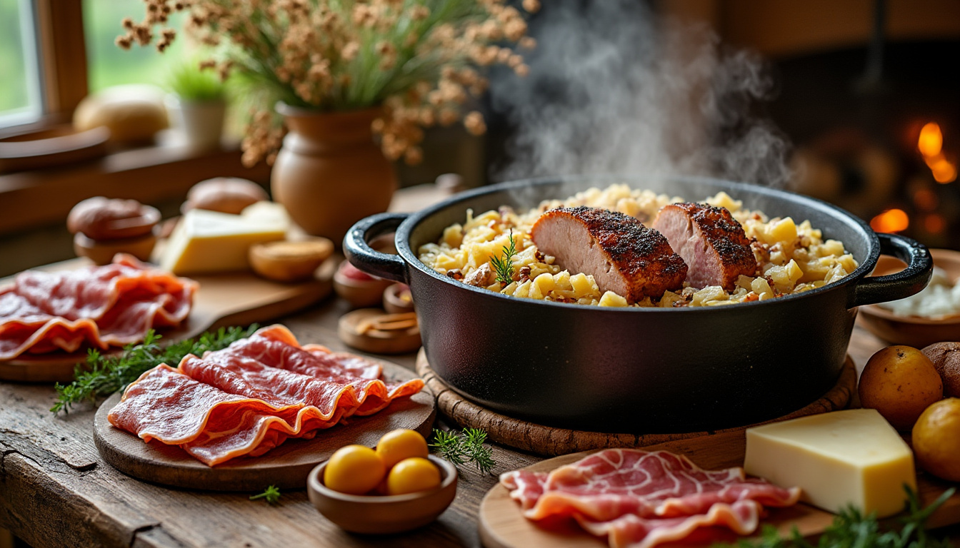 découvrez notre coffret gourmand choucroute royale, parfait pour régaler 10 convives avec un repas traditionnel alsacien riche en saveurs.