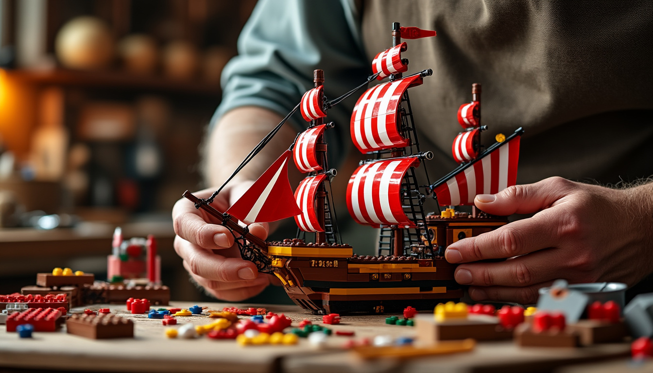 découvrez le lego® one piece 75639 et embarquez à bord du célèbre vogue merry, le mythique bateau pirate des aventures légendaires. un set incontournable pour les fans de la série.