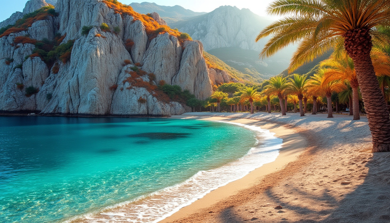 découvrez la charmante plage de preveli en crète, un joyau naturel à ne pas manquer lors de vos vacances d'automne pour des paysages magnifiques et une ambiance paisible.