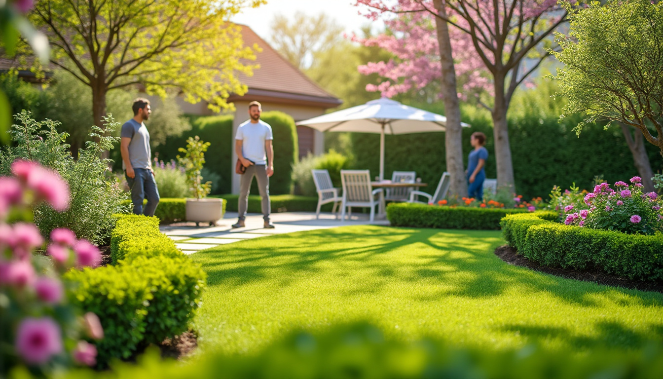 explorez nos 4 formules d’entretien de jardin adaptées à toutes les saisons pour un jardin toujours impeccable et en pleine santé toute l'année.
