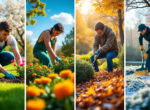 explorez nos 4 formules d’entretien de jardin adaptées à chaque saison pour un jardin toujours impeccable toute l’année.