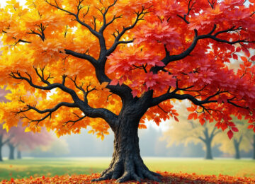 apprenez à créer un arbre d'automne coloré et ludique en utilisant des gommettes. une activité diy simple et amusante pour enfants et adultes.